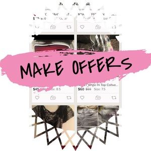 MAKE OFFERS ON MY CLOSET!